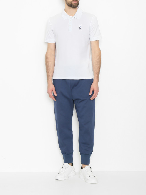 Поло из хлопка с коротким рукавом Plain Jane Homme - МодельОбщийВид