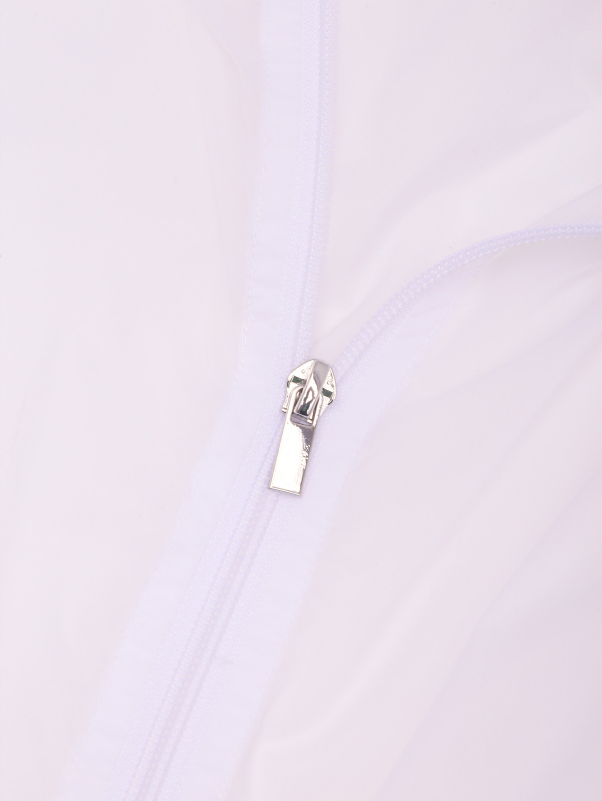 Плащ с карманами и капюшоном Persona by Marina Rinaldi  –  Деталь  – Цвет:  Белый