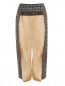 Юбка-карандаш из смесовой шерсти с меховой отделкой Antonio Marras  –  Общий вид