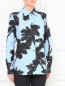 Блуза из хлопка с узором Moschino Cheap&Chic  –  Модель Верх-Низ
