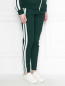Трикотажные брюки с лампасами Isabel Marant  –  МодельВерхНиз
