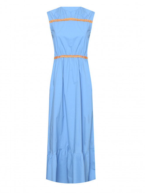 Платье-макси с контрастной отделкой Moschino Boutique - Общий вид
