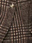 Пальто из альпаки и шерсти с узором клетка Tombolini  –  Деталь1