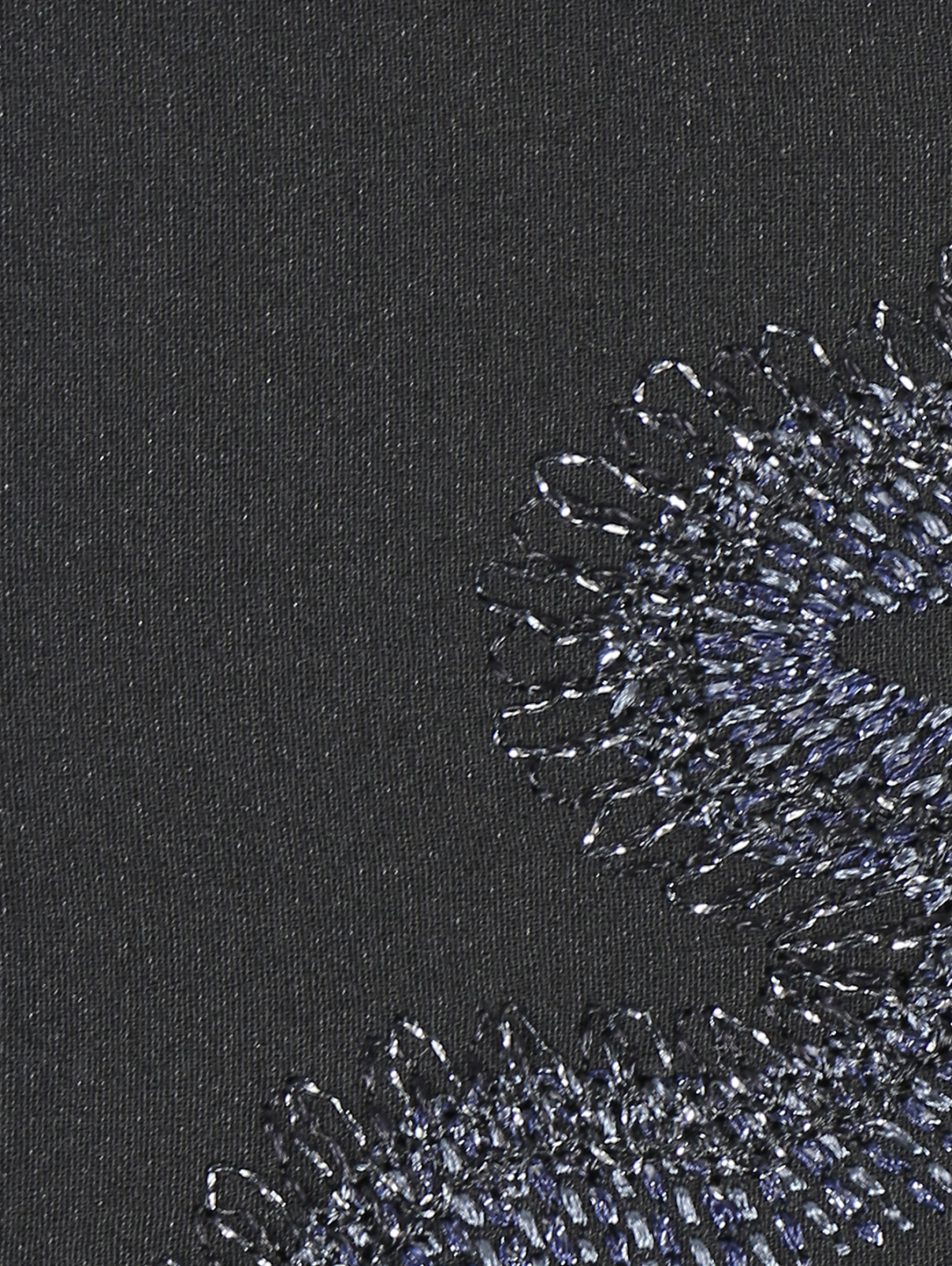 Брюки из шелка с вышивкой La Perla  –  Деталь1  – Цвет:  Черный