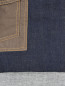 Джинсы из темного денима с накладными карманами Moschino Jeans  –  Деталь2