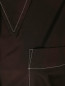 Блуза свободного кроя с принтом и контрастной отделкой Marc Jacobs  –  Деталь1