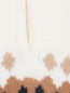 Пончо с вышивкой и узором Burberry  –  Деталь1