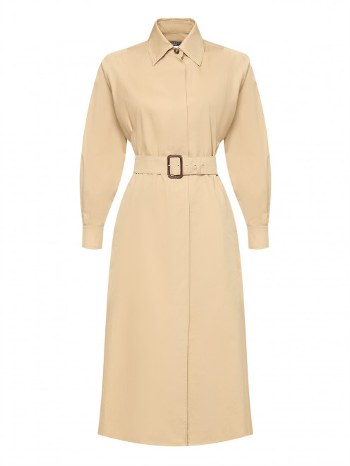 Платье-миди из смешанного хлопка Weekend Max Mara - Общий вид
