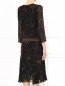 Платье-миди из шелка с узором Barbara Bui  –  Модель Верх-Низ1