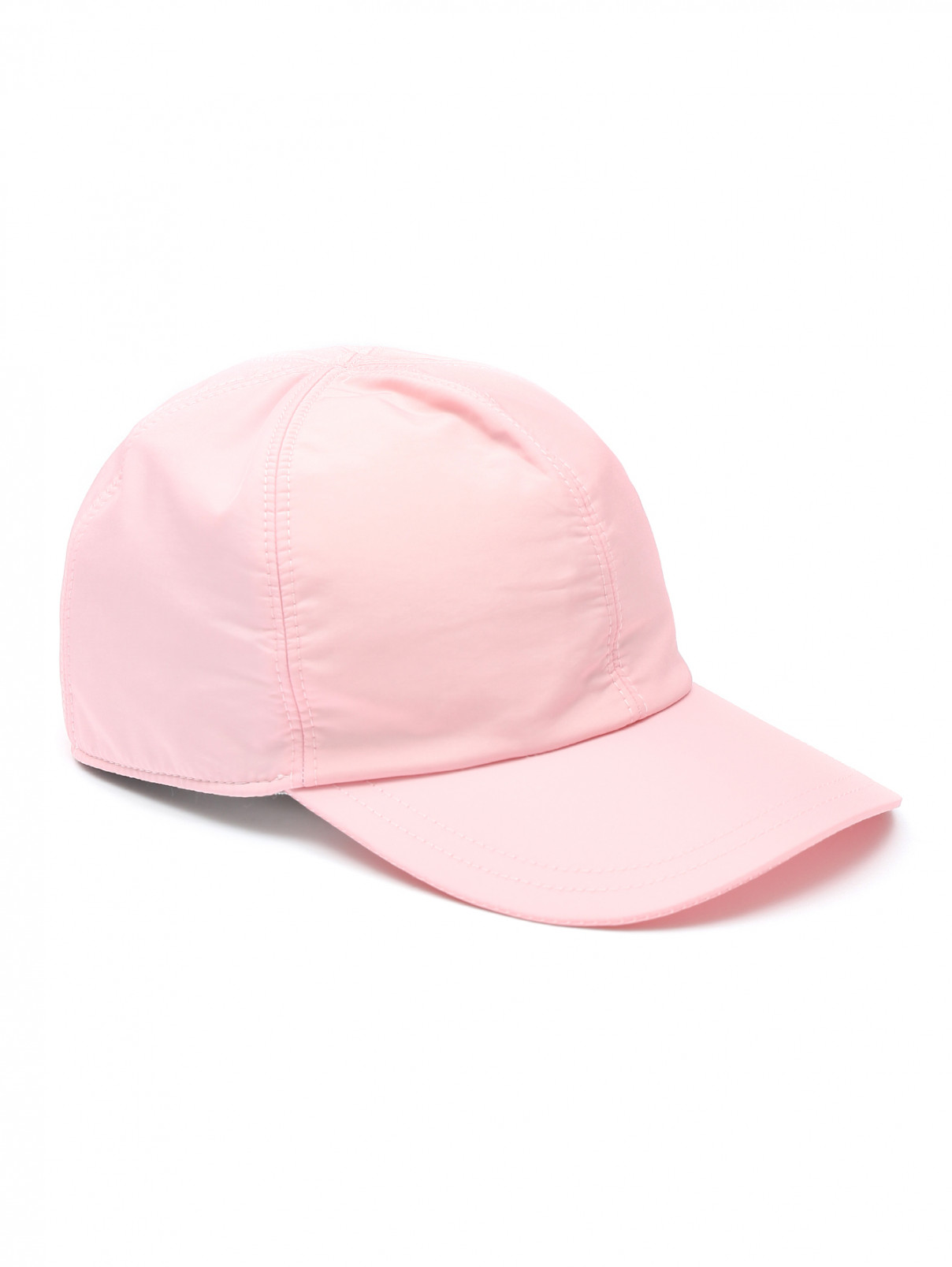 Бейсболка однотонная Max&Co  –  Общий вид  – Цвет:  Розовый