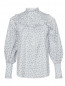 Блуза из хлопка с цветочным узором Weekend Max Mara  –  Общий вид