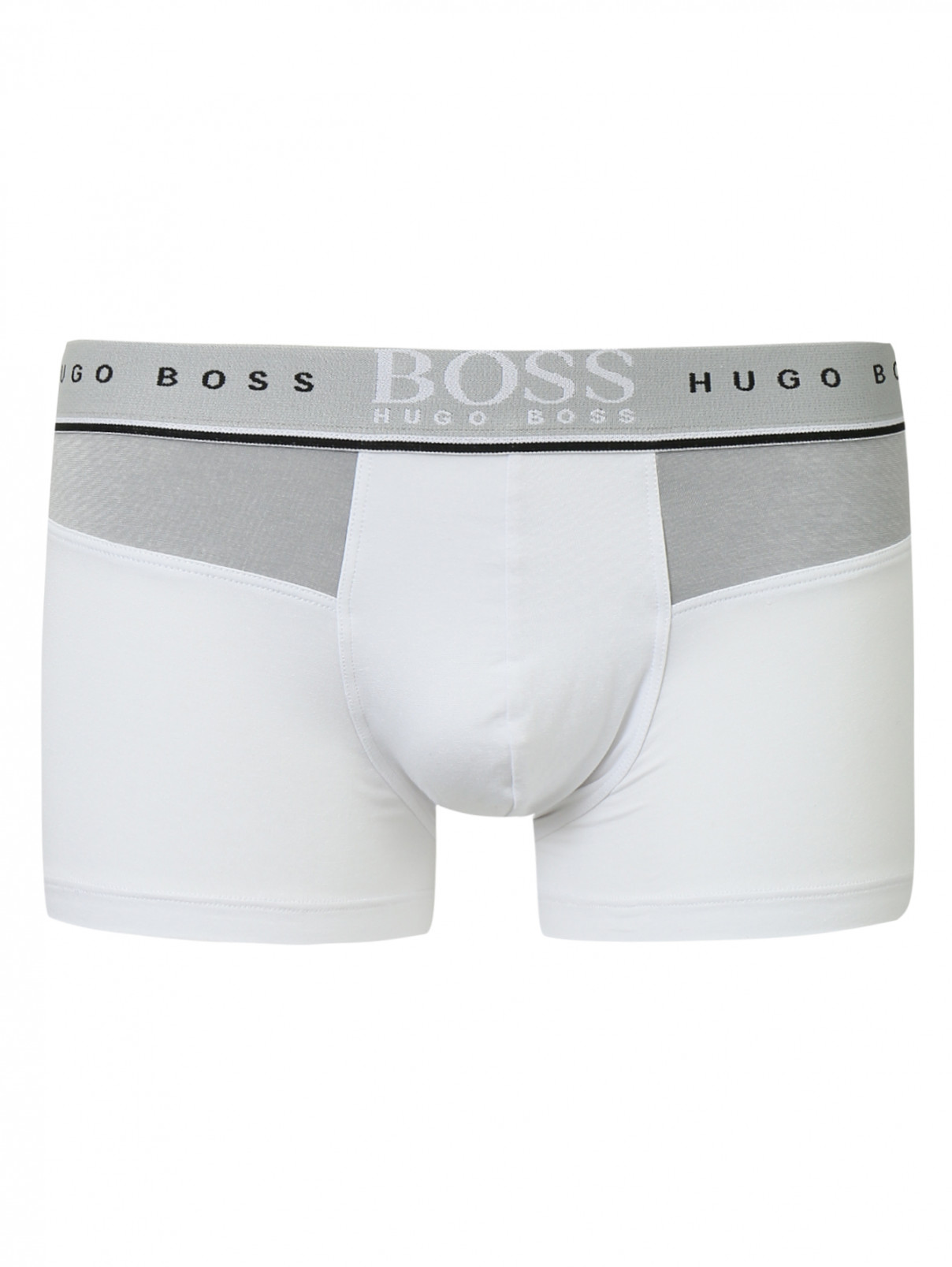 Трусы из хлопка Hugo Boss  –  Общий вид  – Цвет:  Белый