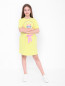 Хлопковое платье с накладными карманами Little Marc Jacobs  –  МодельОбщийВид