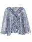 Блуза из шелка с цветочным узором Paul&Joe  –  Общий вид