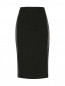Юбка-карандаш из тонкой шерсти с прозрачными вставками Jean Paul Gaultier  –  Общий вид