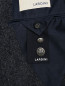Двубортный пиджак из шерсти и шелка LARDINI  –  Деталь2