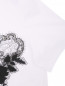 Футболка из хлопка с аппликацией Ermanno Scervino  –  Деталь1