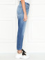 Укороченные джинсы с потертостями J Brand  –  МодельВерхНиз2