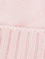 Шапка из шерсти с меховым помпоном и вышивкой "бабочки" IL Trenino  –  Деталь1