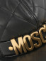 Кепка из кожи с золотой фурнитурой Moschino Couture  –  Деталь