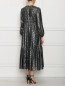 Платье макси с металлизированной нитью Marina Rinaldi  –  МодельВерхНиз1