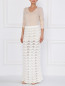 Трикотажная юбка с рельефной вязкой Kenzo  –  Модель Общий вид