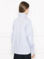 Блуза из хлопка в полоску Dal Lago  –  МодельВерхНиз1