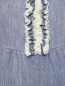 Комбинезон из хлопка и льна с вышивкой TWINSET  –  Деталь
