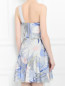 Платье-мини из шелка с цветочным узором Emporio Armani  –  Модель Верх-Низ1