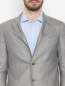 Пиджак из шелка и кашемира с карманами LARDINI  –  МодельОбщийВид1