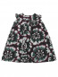 Платье хлопковое с цветочным узором Burberry  –  Обтравка1