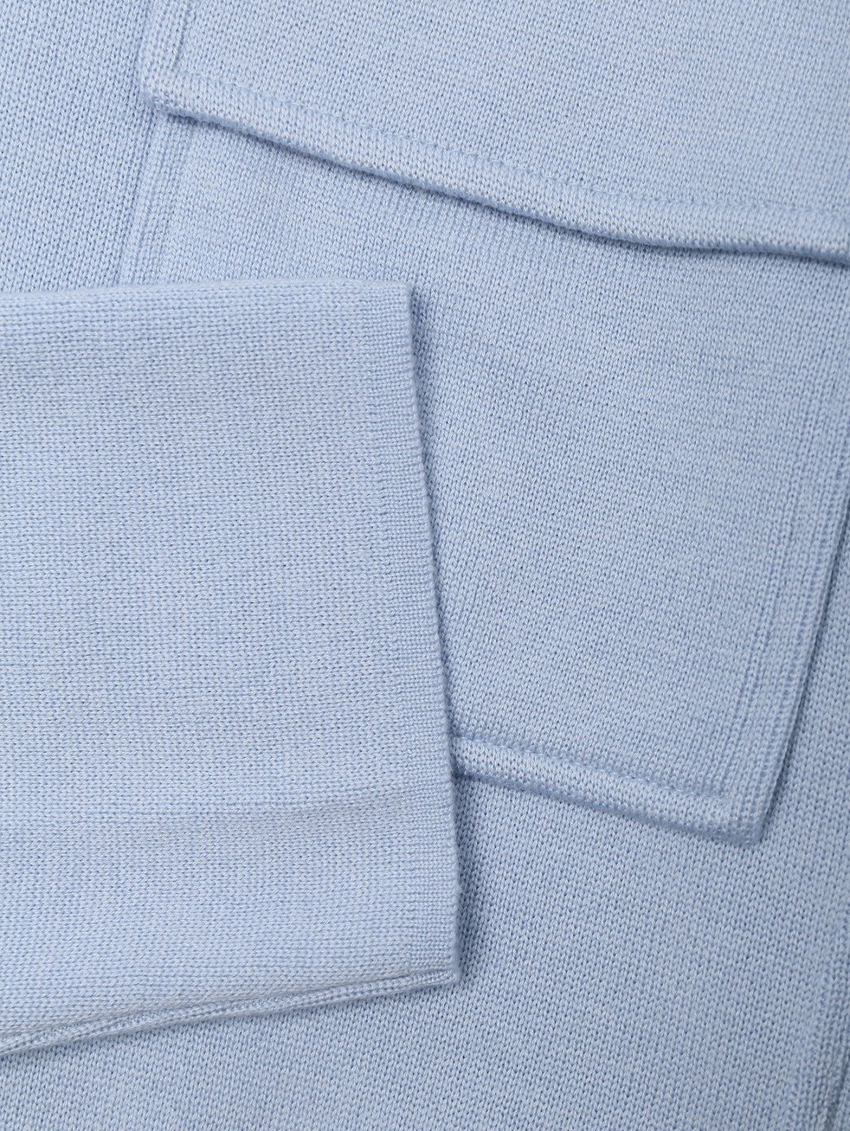 Кардиган на пуговицах с накладными карманами LARDINI  –  Деталь  – Цвет:  Синий