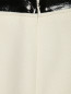 Юбка-мини из шерсти с контрастной отделкой Moschino Couture  –  Деталь