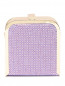 Клатч на цепочке декорированный кристаллами PINKO  –  Обтравка2
