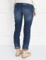 Узкие джинсы из потертого денима Iro  –  Модель Верх-Низ1