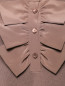 Шерстяное платье с декором из шелка Moschino  –  Деталь