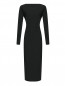 Трикотажное платье-миди свободного кроя Marina Rinaldi  –  Общий вид