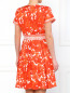 Платье из хлопка с цветочным принтом Weekend Max Mara  –  Модель Верх-Низ1