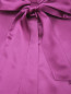 Блуза из шелка с бантом Max&Co  –  Деталь