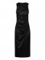 Платье-миди из вискозы со сборкой и разрезом Rohe  –  Общий вид