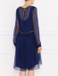 Платье-мини из шелка с декоративной отделкой Alberta Ferretti  –  Модель Верх-Низ1