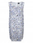 Платье прямого кроя без рукавов с узором Marina Rinaldi  –  Общий вид