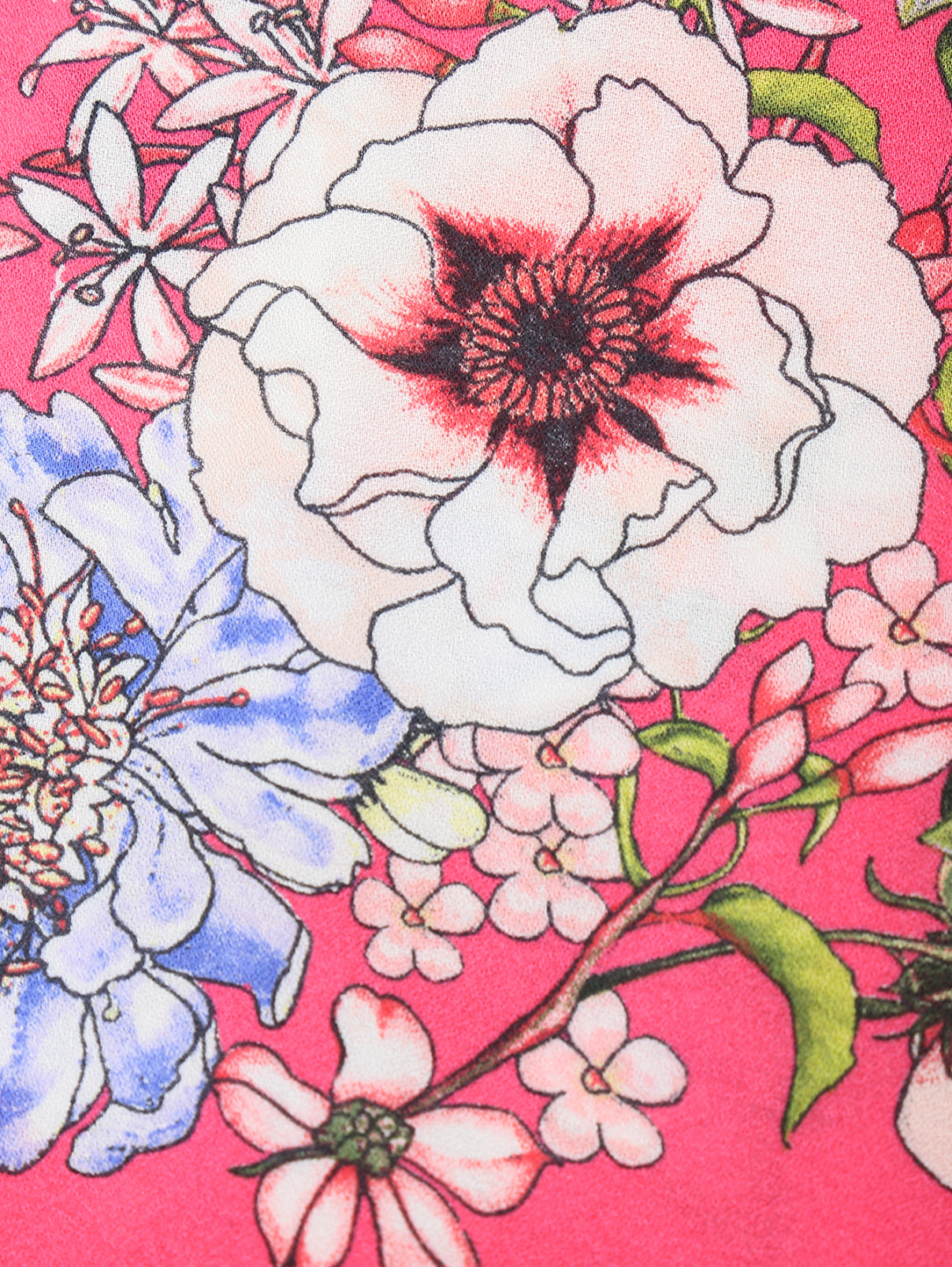 Блуза из вискозы с цветочным узором S.Oliver  –  Деталь  – Цвет:  Узор