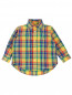 Рубашка из хлопка с узором "клетка" Ralph Lauren  –  Общий вид