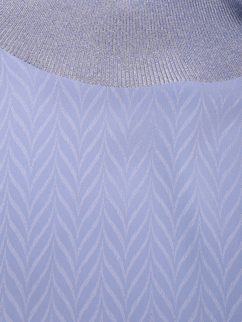 Блуза из смешанной шерсти и шелка с узором - Деталь