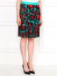 Юбка из смешаного хлопка с бахромой Kenzo  –  Модель Верх-Низ