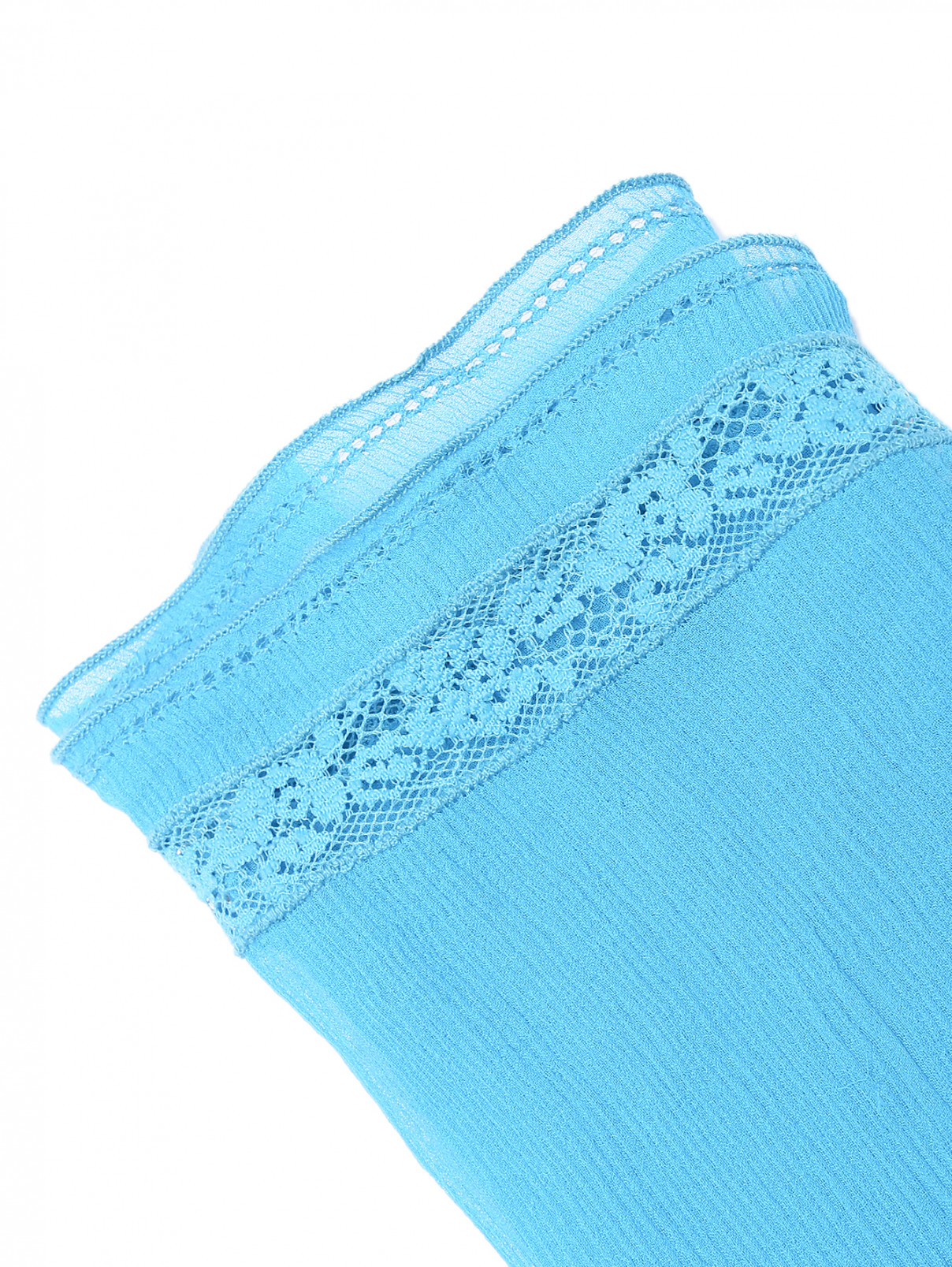 Платье-макси из шелка Etro  –  Деталь1  – Цвет:  Синий