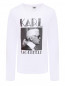 Лонгслив с контрастным принтом Karl Lagerfeld  –  Общий вид