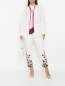 Блуза с плиссированным шарфиком Marina Rinaldi  –  МодельОбщийВид