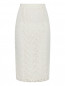 Ажурная юбка-карандаш из шерсти Ermanno Scervino  –  Общий вид